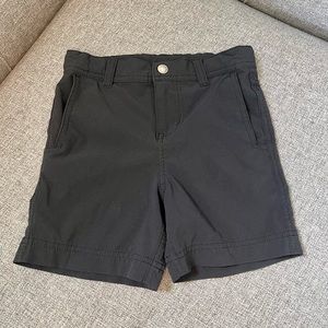 Hanna Andersson quick-dry performance black shorts, size 4
